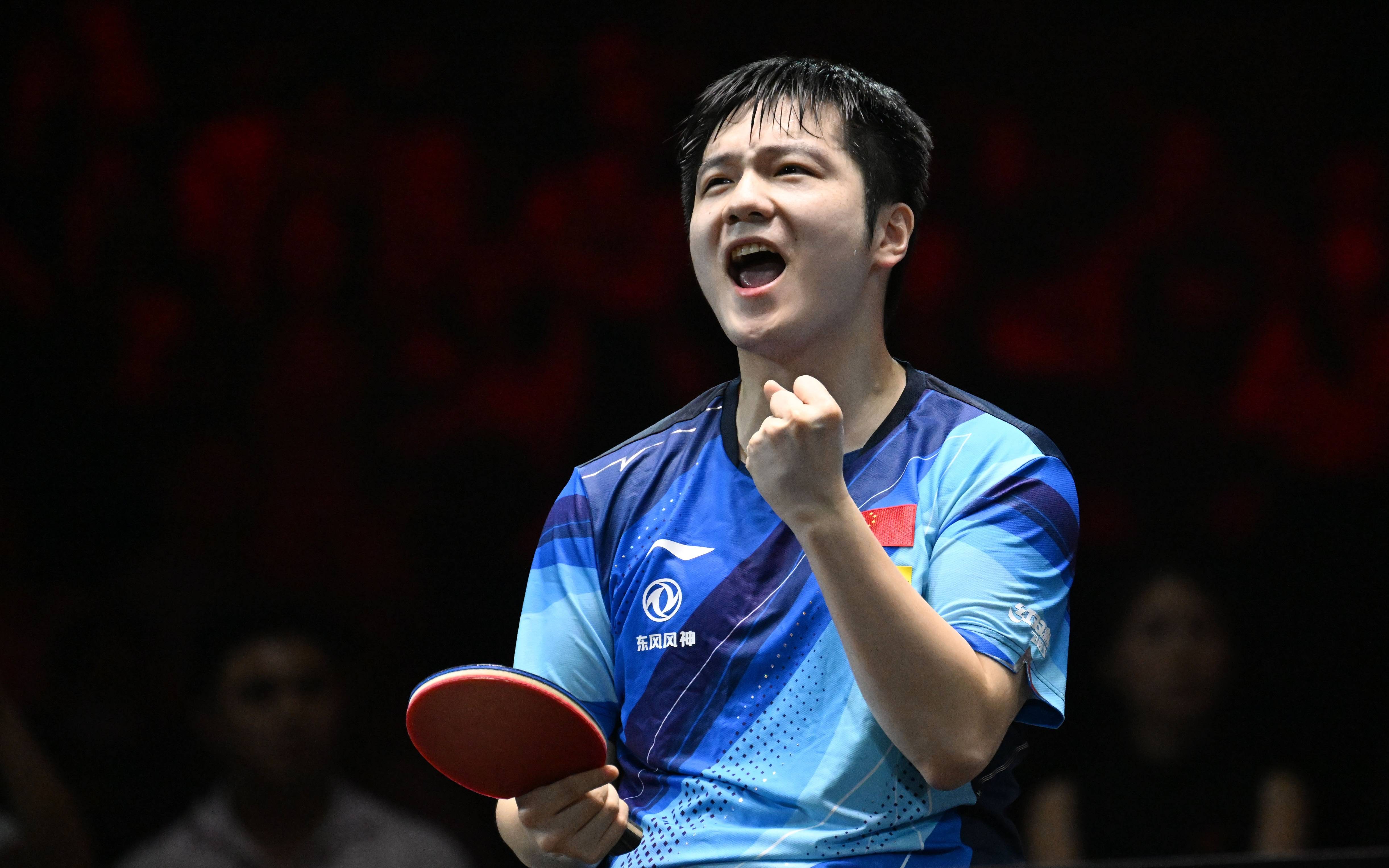 关于中国乒乓球队强势比利时乒乓球队，樊振东高光表现的信息
